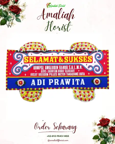 Papan Bunga Ucapan Selamat Setrajaya